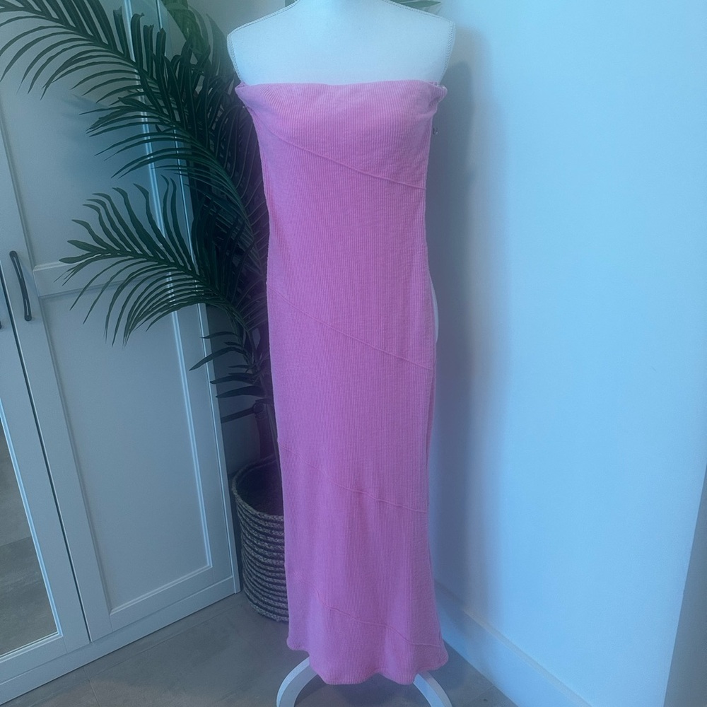 Princess Polly Elegant Pink Strapless Dress